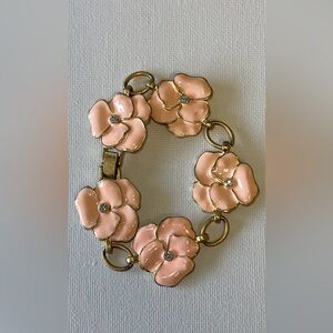 Vintage Liz Claiborne Flower Bracelet